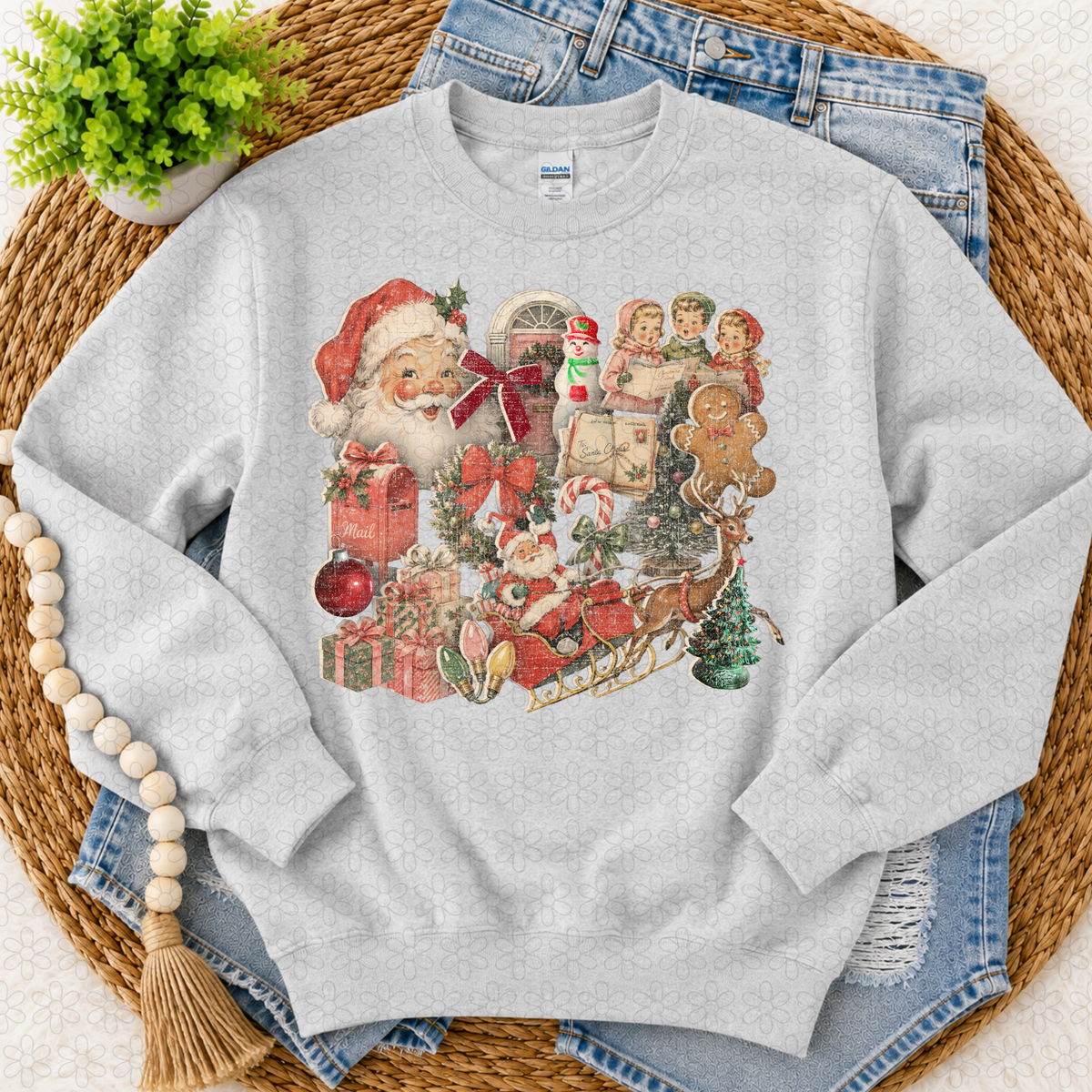 Christmas Collage DTF Transfer