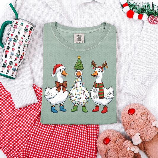 Christmas Goose DTF Transfer