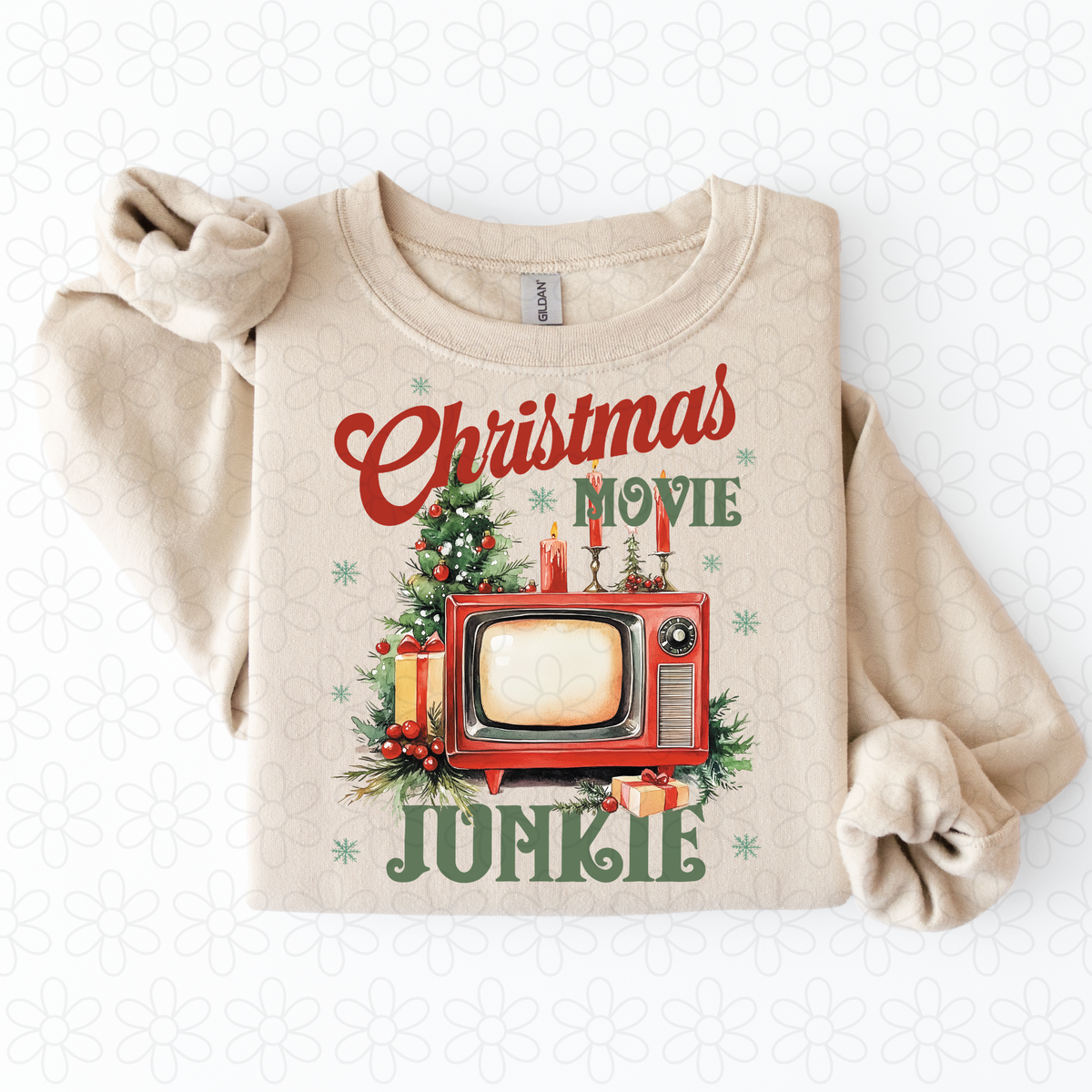 Christmas Junkie Completed Tee