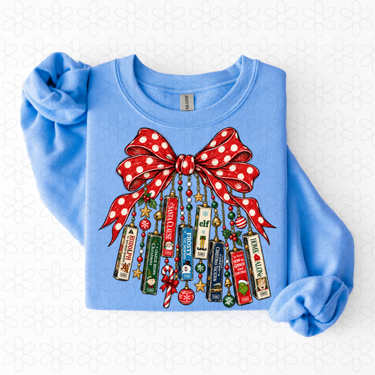 Christmas Movies Coquette Completed Tee
