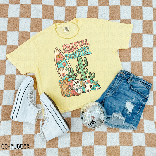 Coastal Cowgirl Completed Tee