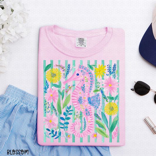 Coastal Seahorse DTF Transfer