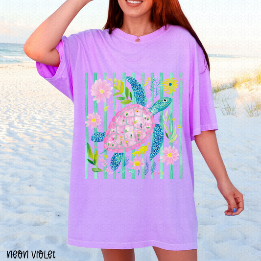 Coastal Turtle DTF Transfer