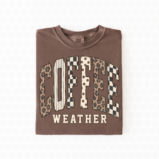 Coffee Weather -Light Completed Tee