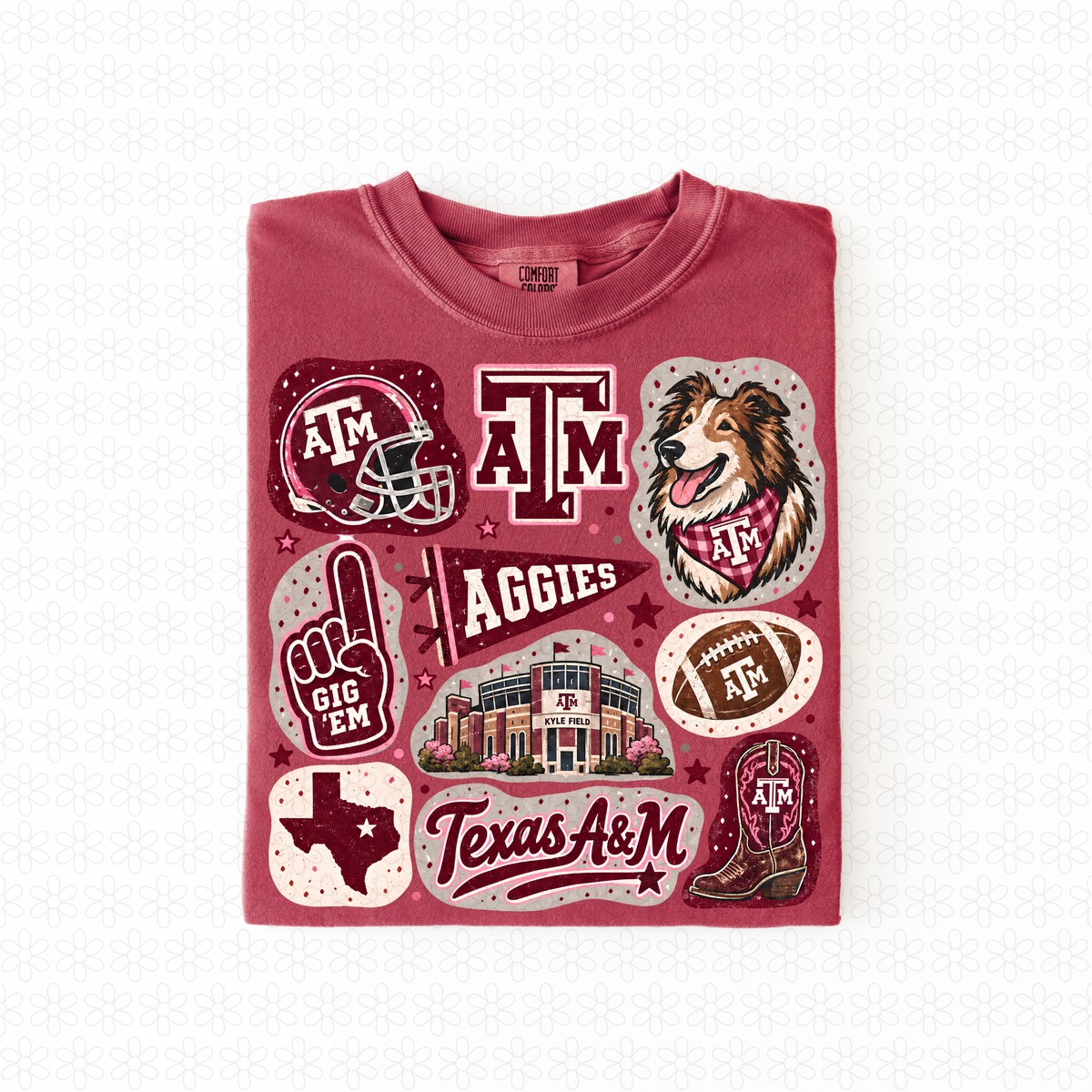 Colorful Teams (Multiple Options) Completed Tee