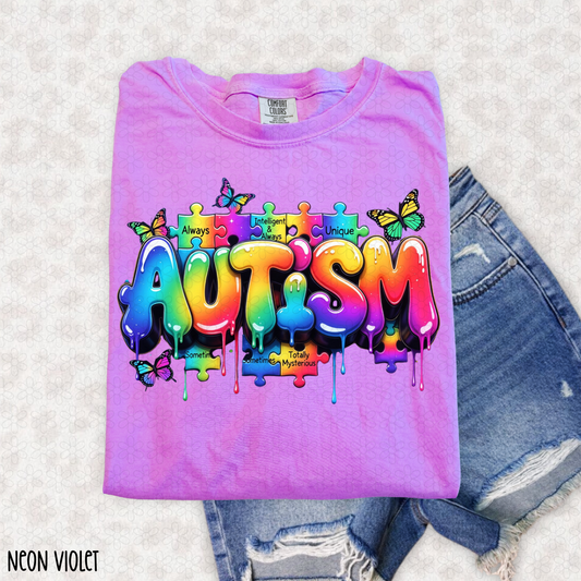 Colorful Autism Completed Tee