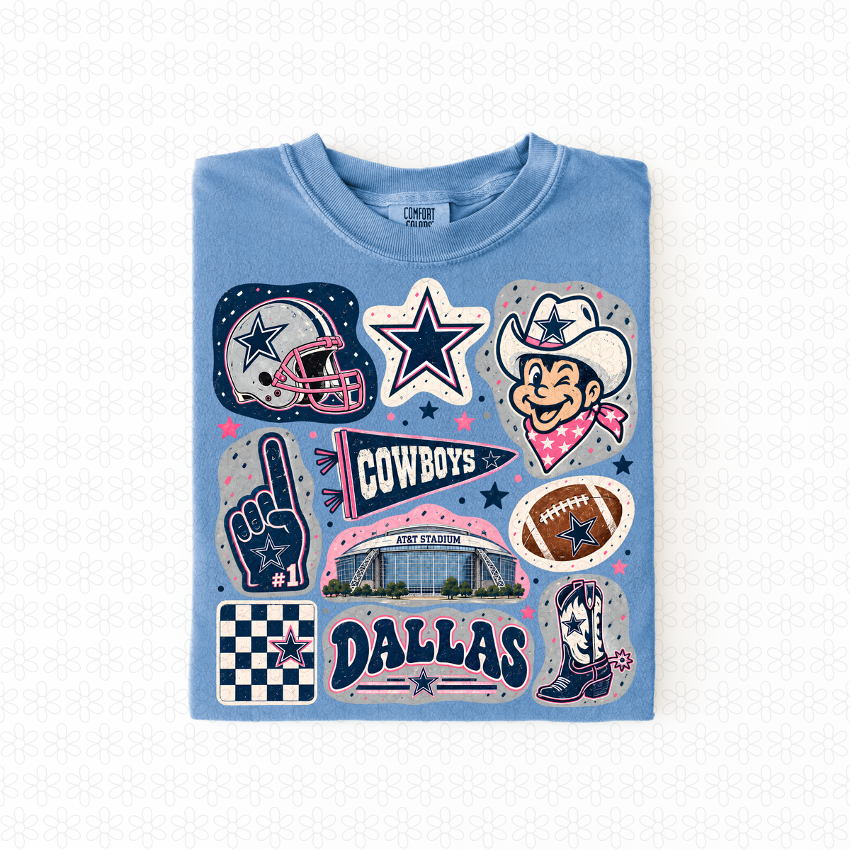 Colorful Teams (Multiple Options) Completed Tee