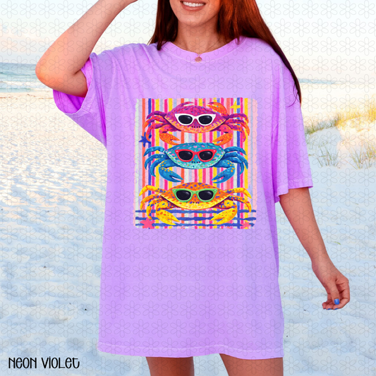 Colorful Crabs Completed Tee