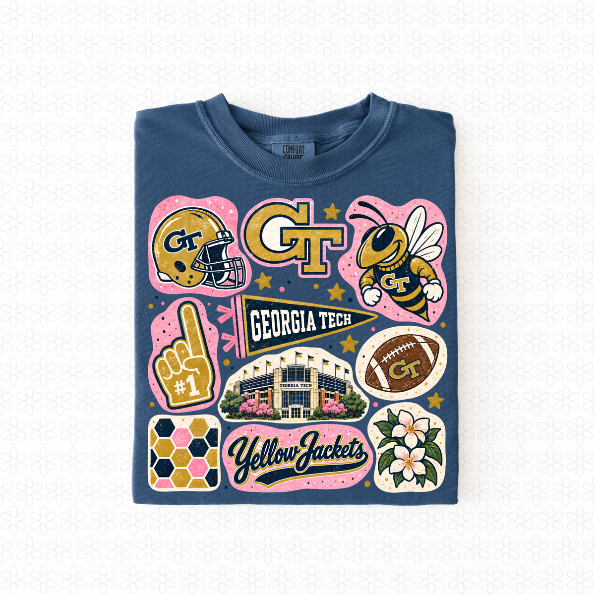 Colorful Teams (Multiple Options) Completed Tee