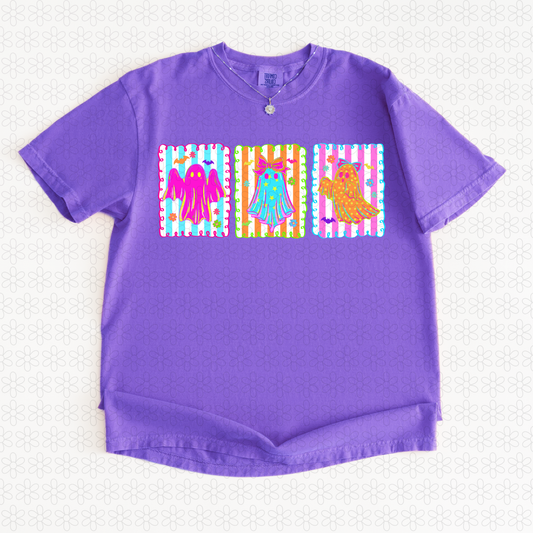 Colorful Ghost Completed Tee