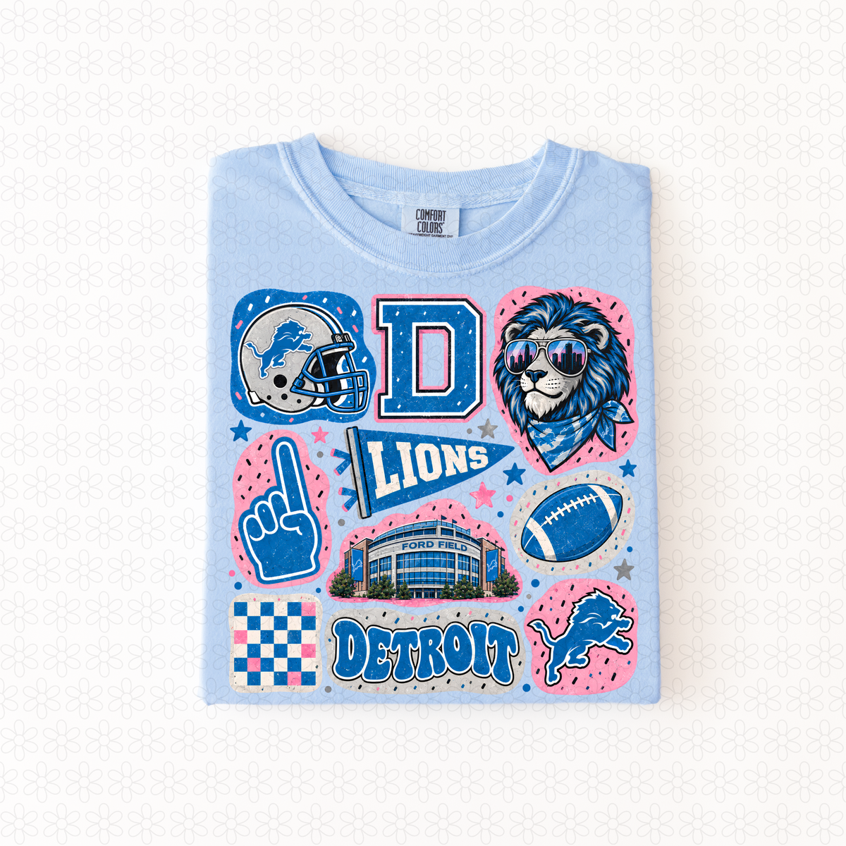 Colorful Teams (Multiple Options) Completed Tee