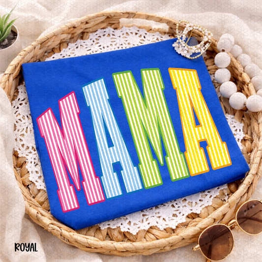 Colorful Mama Completed Tee