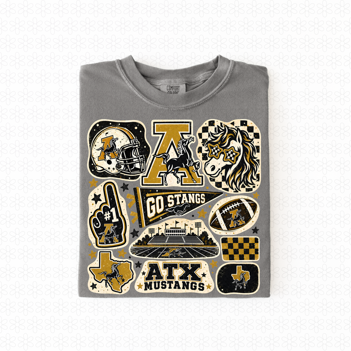 Colorful Teams (Multiple Options) Completed Tee