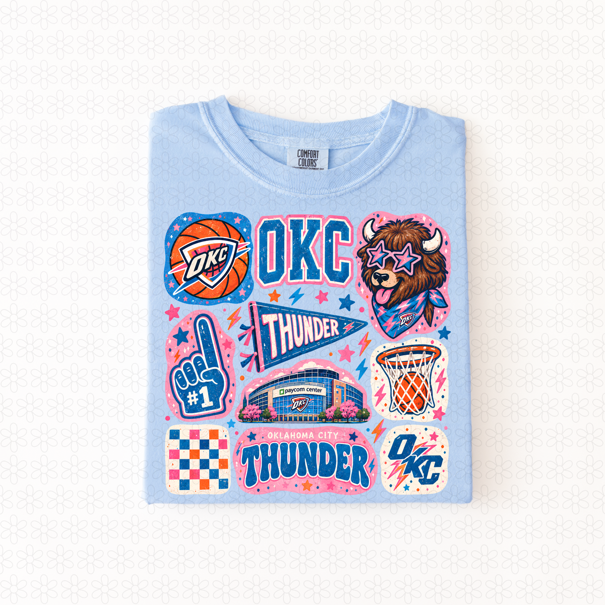 Colorful Teams (Multiple Options) Completed Tee