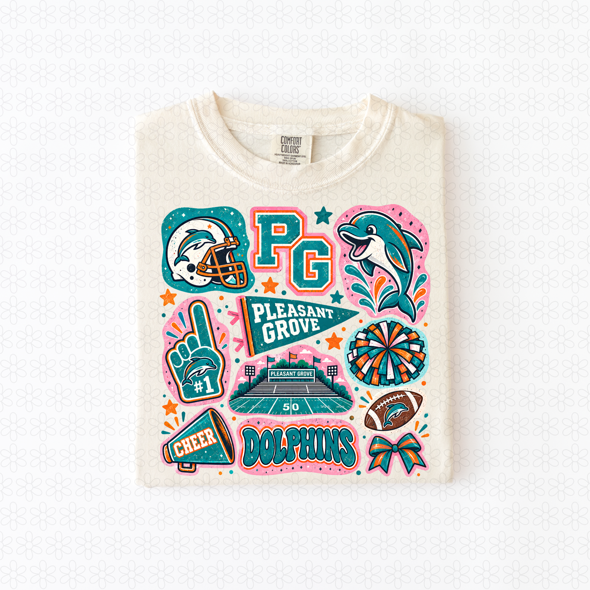 Colorful Teams (Multiple Options) Completed Tee