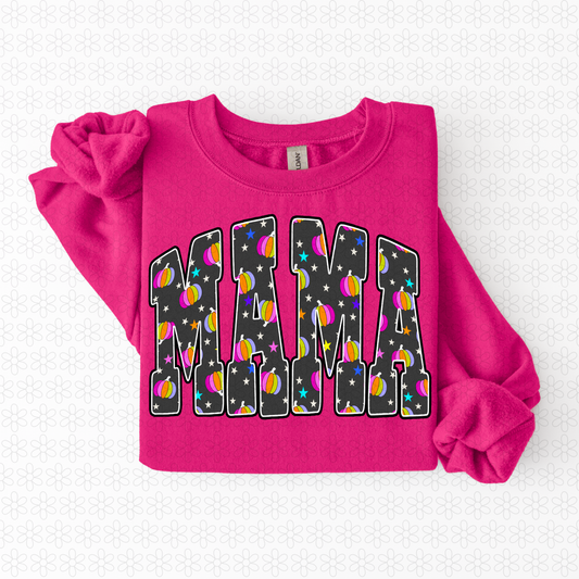 Colorful Pumpkin Mama Completed Tee