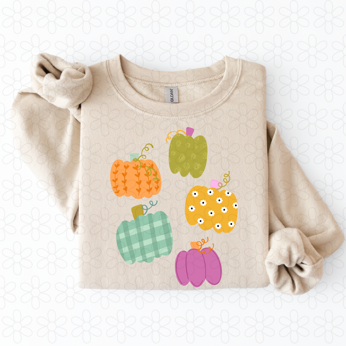 Colorful Pumpkins - Fall Completed Tee