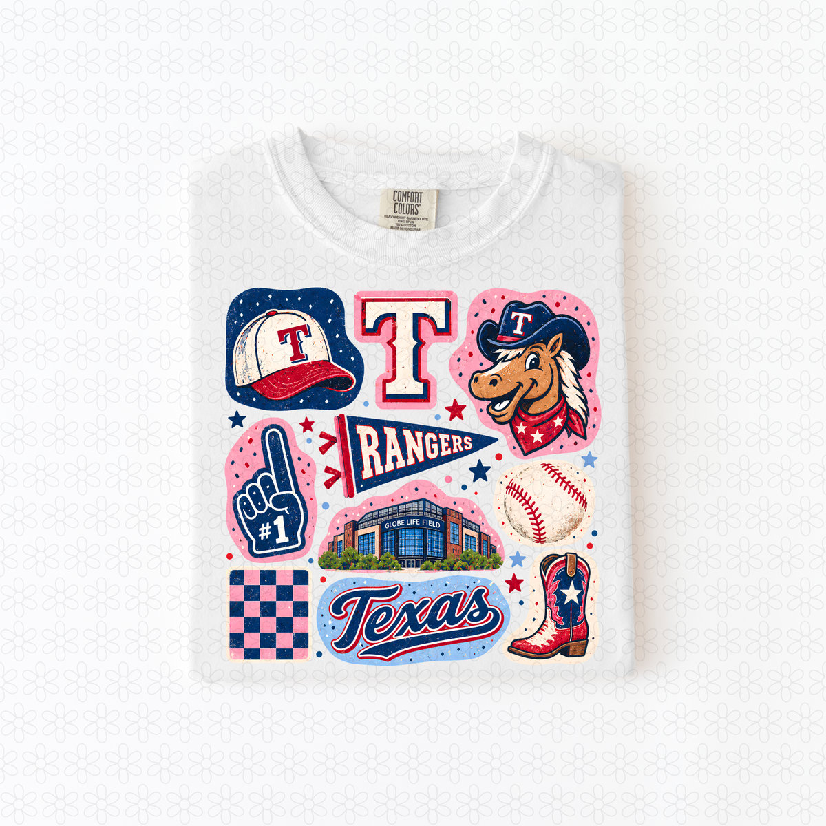 Colorful Teams (Multiple Options) Completed Tee