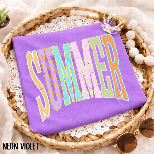 Colorful Summer Completed Tee