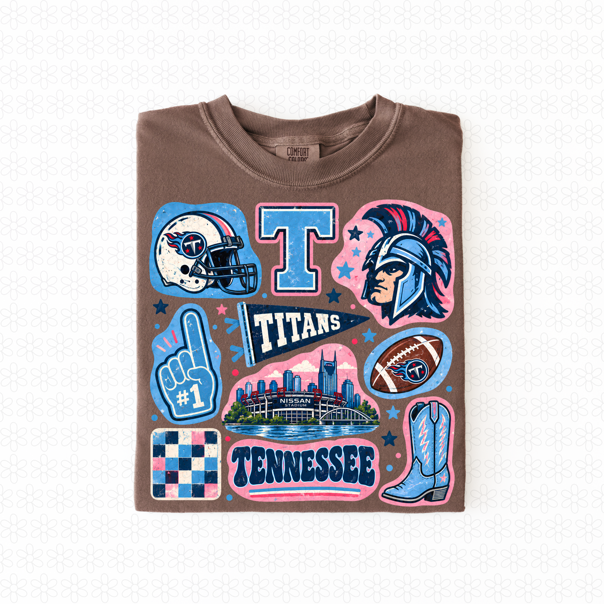 Colorful Teams (Multiple Options) Completed Tee