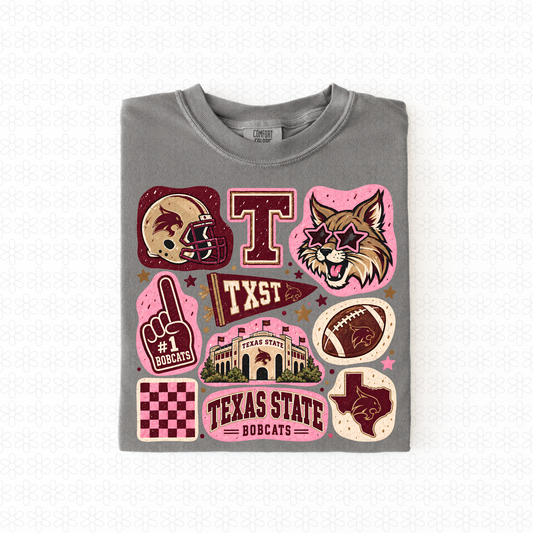 Colorful Teams (Multiple Options) Completed Tee
