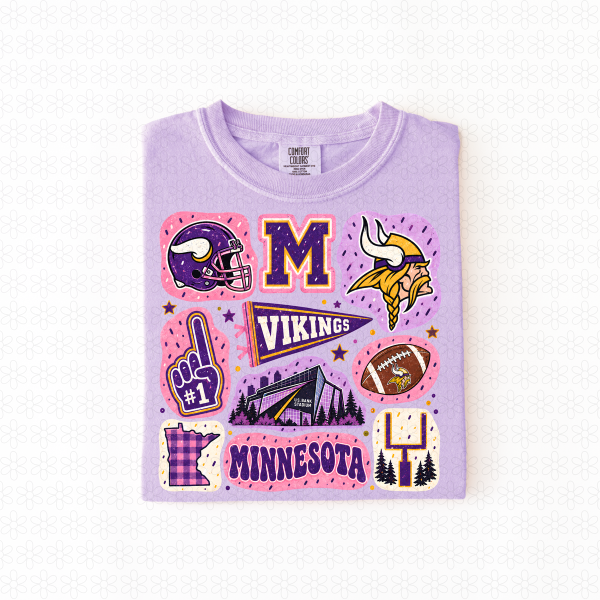 Colorful Teams (Multiple Options) Completed Tee