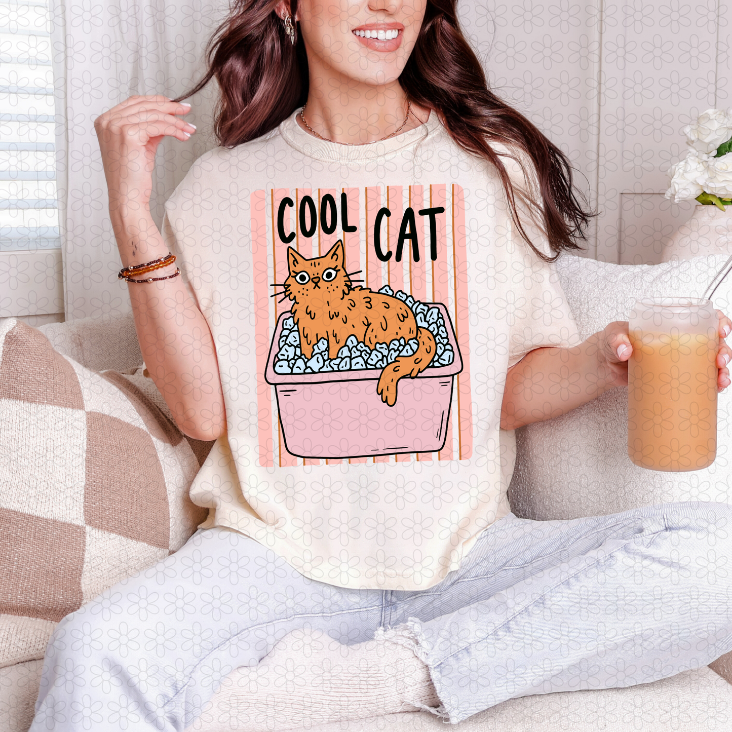 Cool Cat Completed Tee