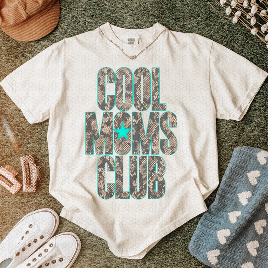Cool Moms Club (Multiple Color Options) Completed Tee