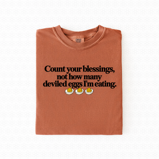 Count Your Blessings not How Many Completed Tee