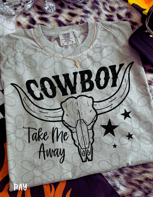 Cowboy Take Me Away Completed Tee