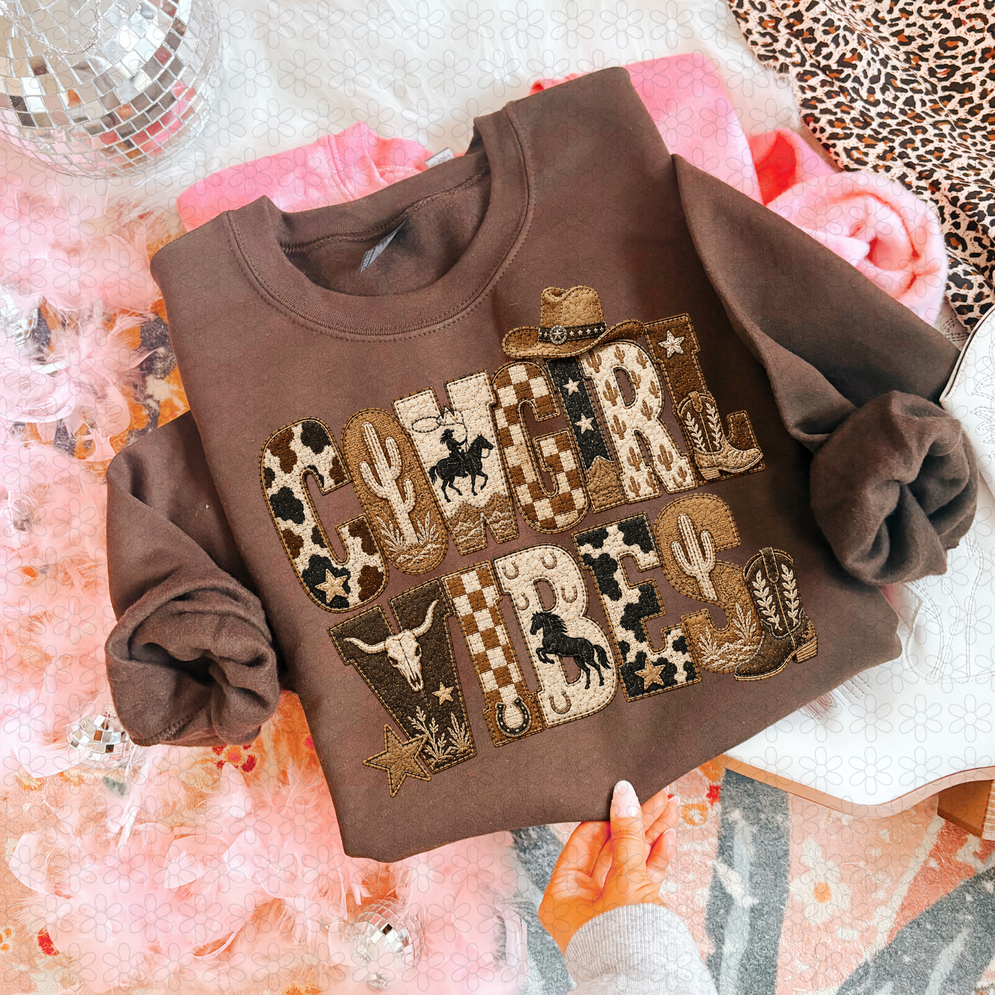 Cowgirl Vibes Completed Tee