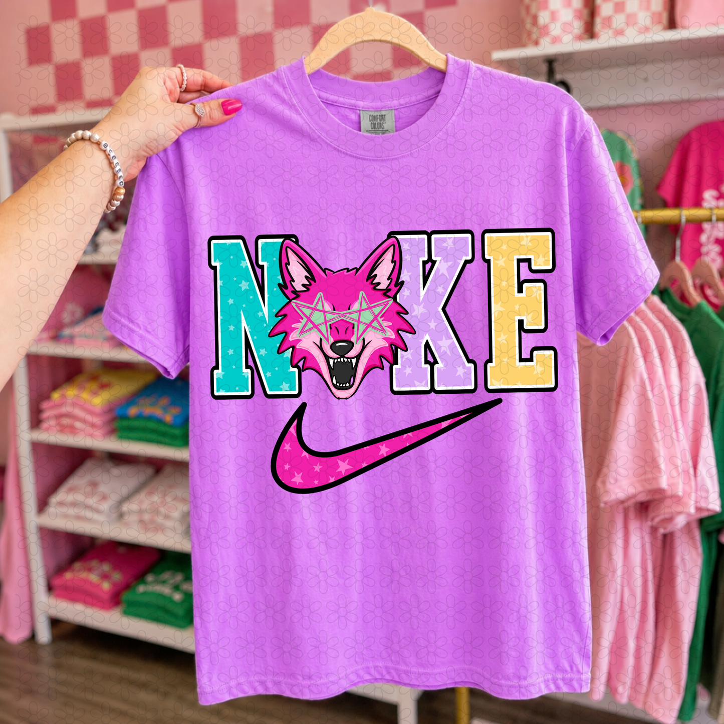 Swoosh Preppy Teams DTF Transfer