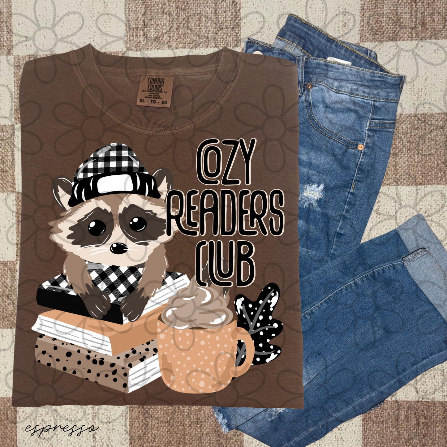 Cozy Readers Club DTF Transfer