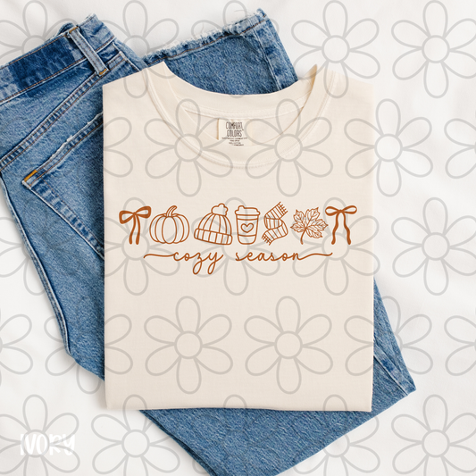 Cozy Season Fall Bows DTF Transfer