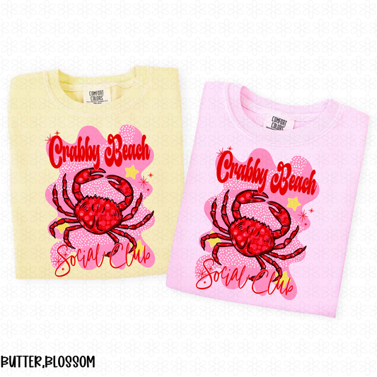 Crabby Beach Social Club Completed Tee