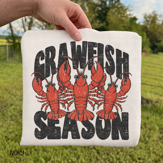 Crawfish Season- Black DTF Transfer