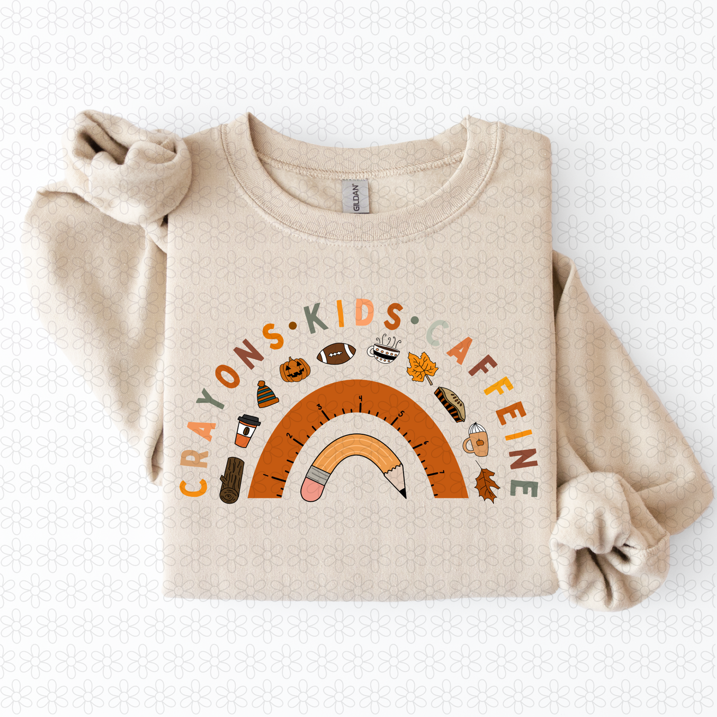 Crayons kids Caffeine DTF Transfer