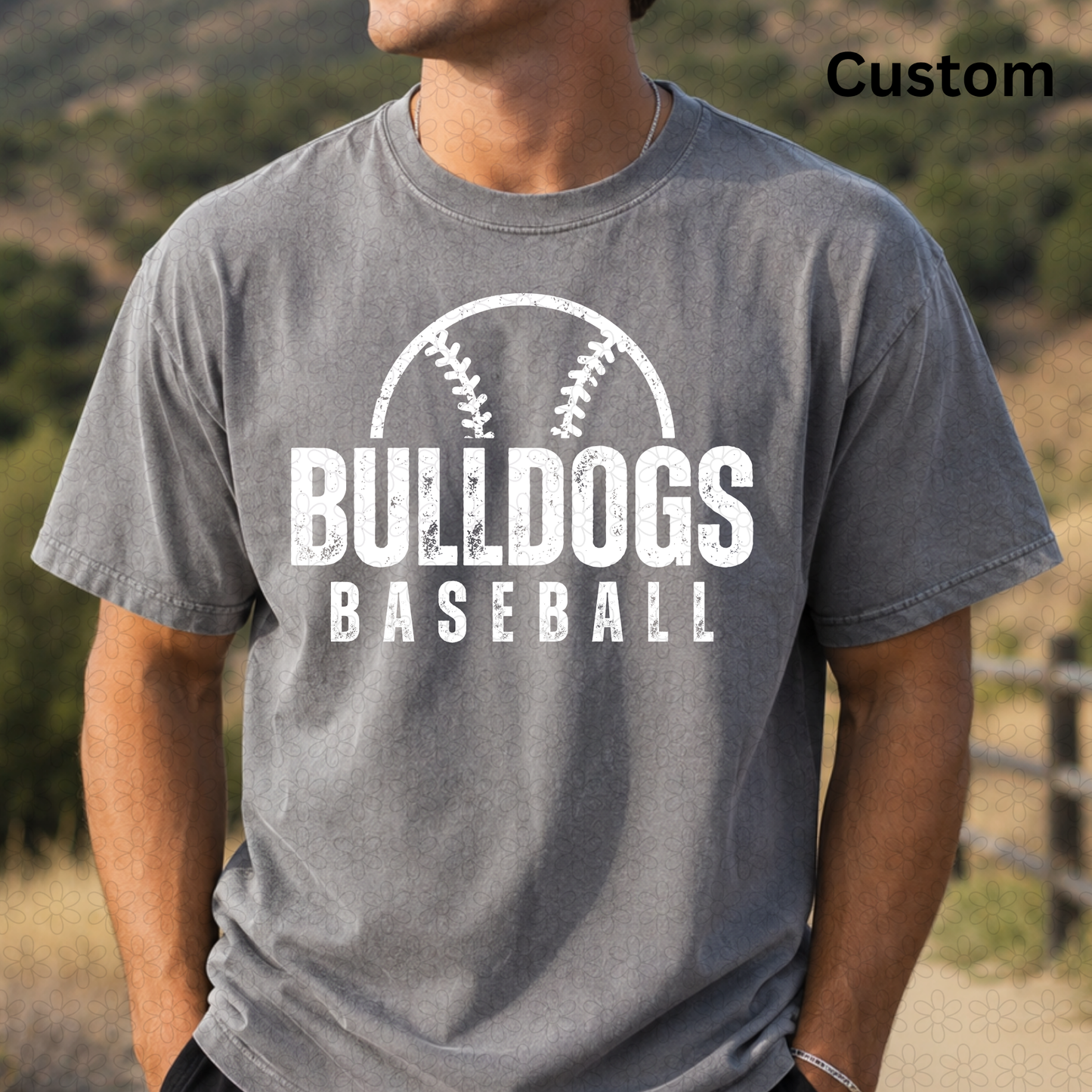 Custom BASEBALL SOFTBALL team names Completed Tee