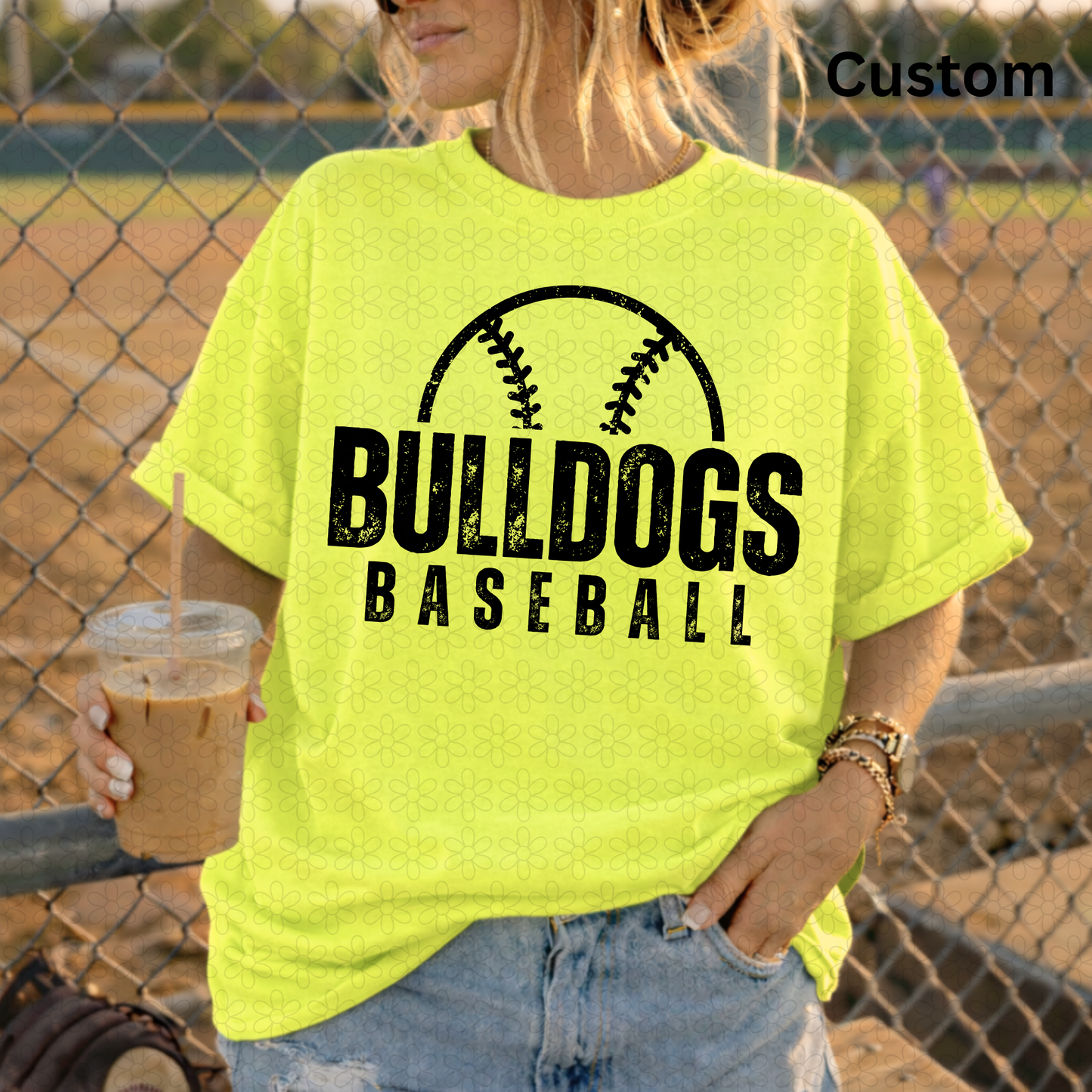 Custom BASEBALL SOFTBALL team names Completed Tee
