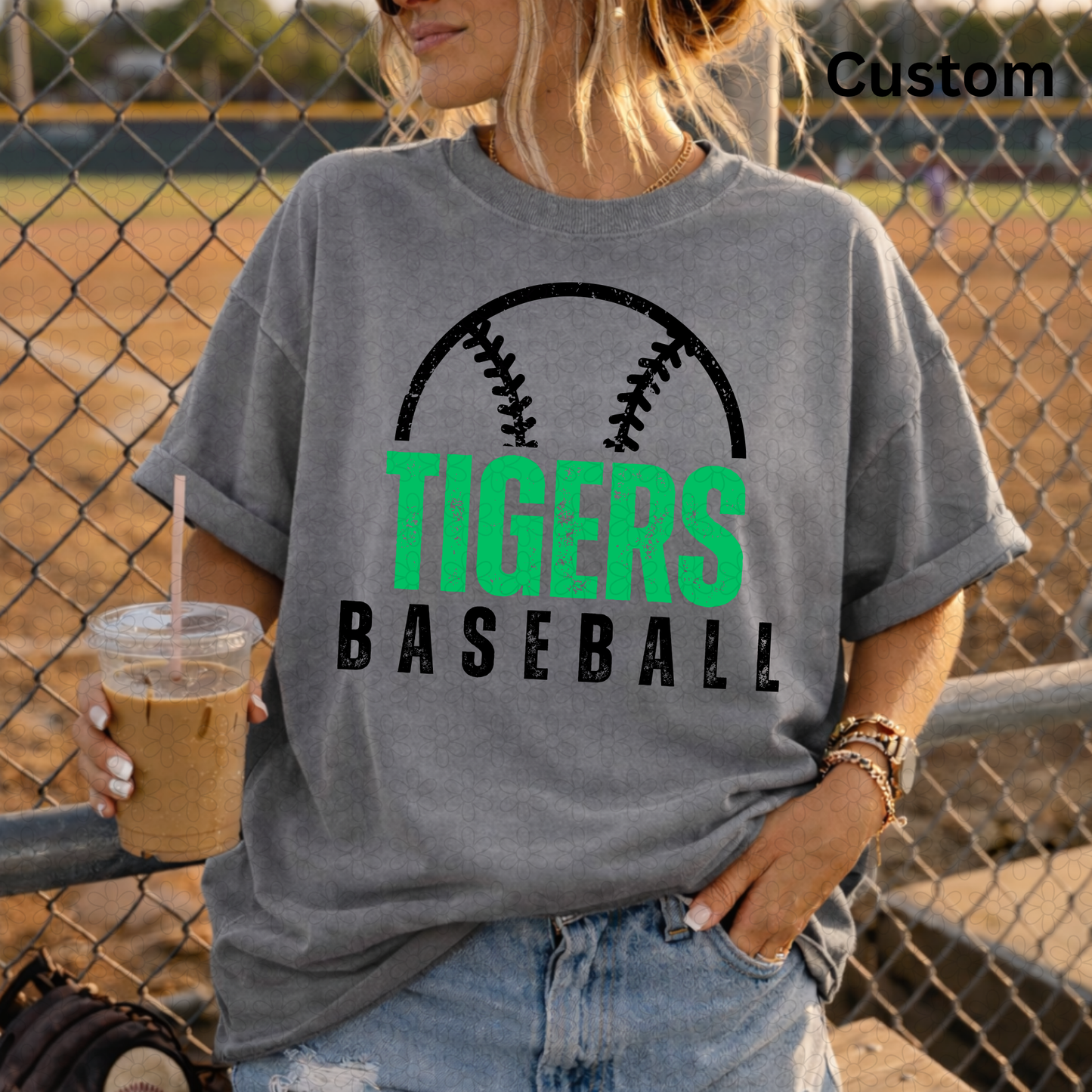 Custom BASEBALL SOFTBALL team names Completed Tee