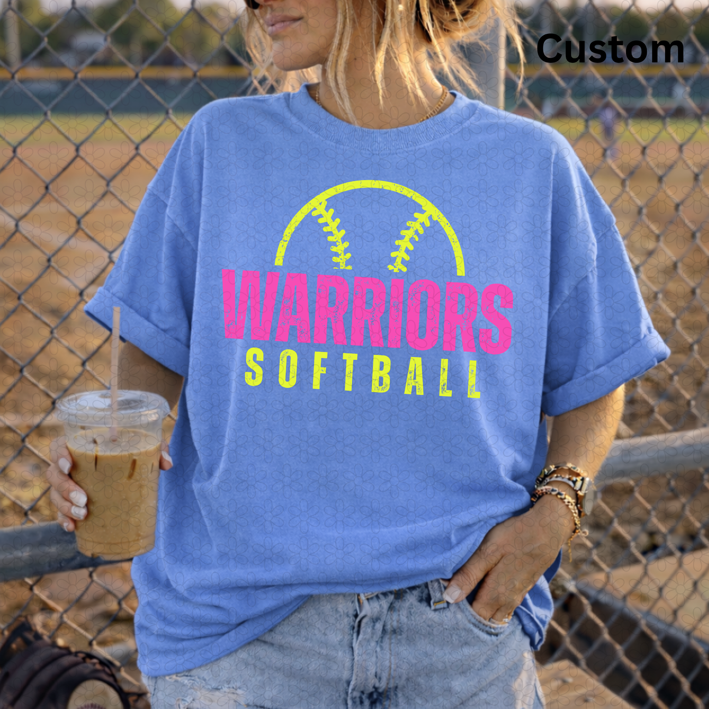 Custom BASEBALL SOFTBALL team names Completed Tee