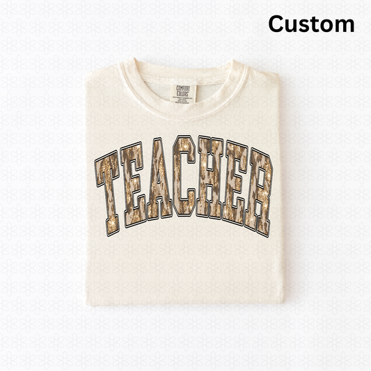 Custom Camo Titles Completed Tee