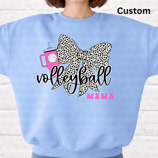 Custom Dotted Volleyball Completed Tee