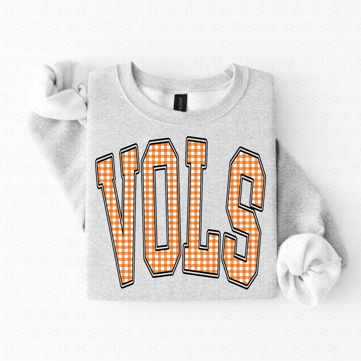 Custom Gingham Varsity Arch DTF Transfer