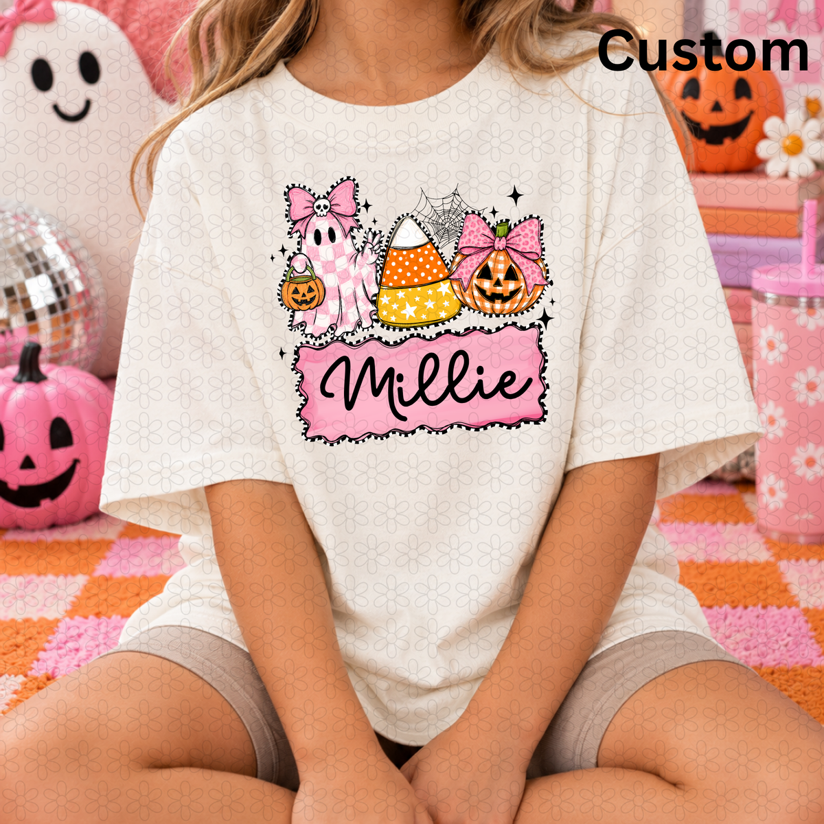 Custom Halloween Nameplate (Boy/Girl Options) DTF Transfer