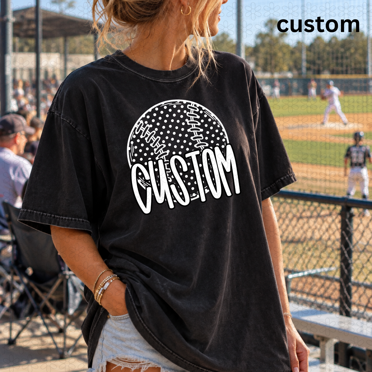 Custom Polka Sports (Multiple Sport Options) DTF Transfer