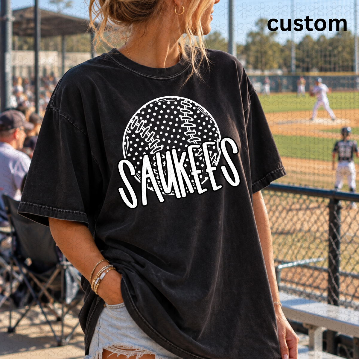 Custom Polka Sports (Multiple Sport Options) DTF Transfer