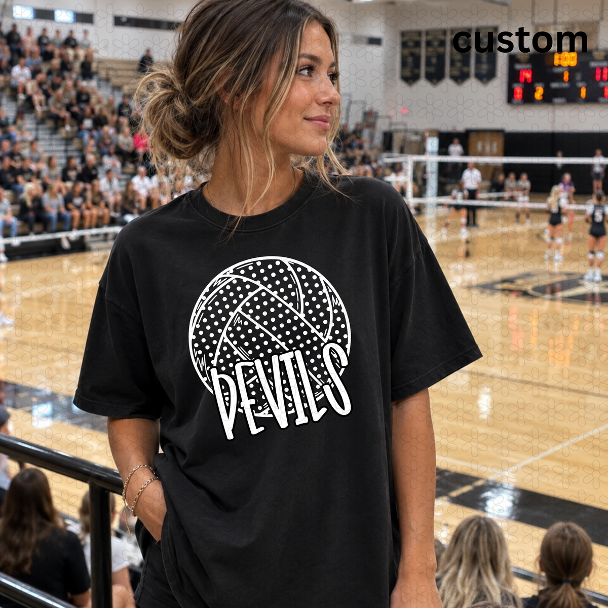 Custom Polka Sports (Multiple Sport Options) DTF Transfer