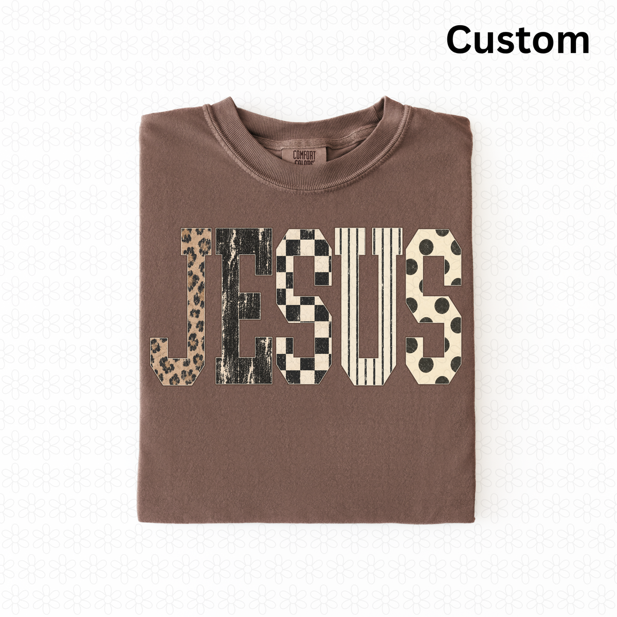 Custom Preppy Distressed Fall Alpha Completed Tee