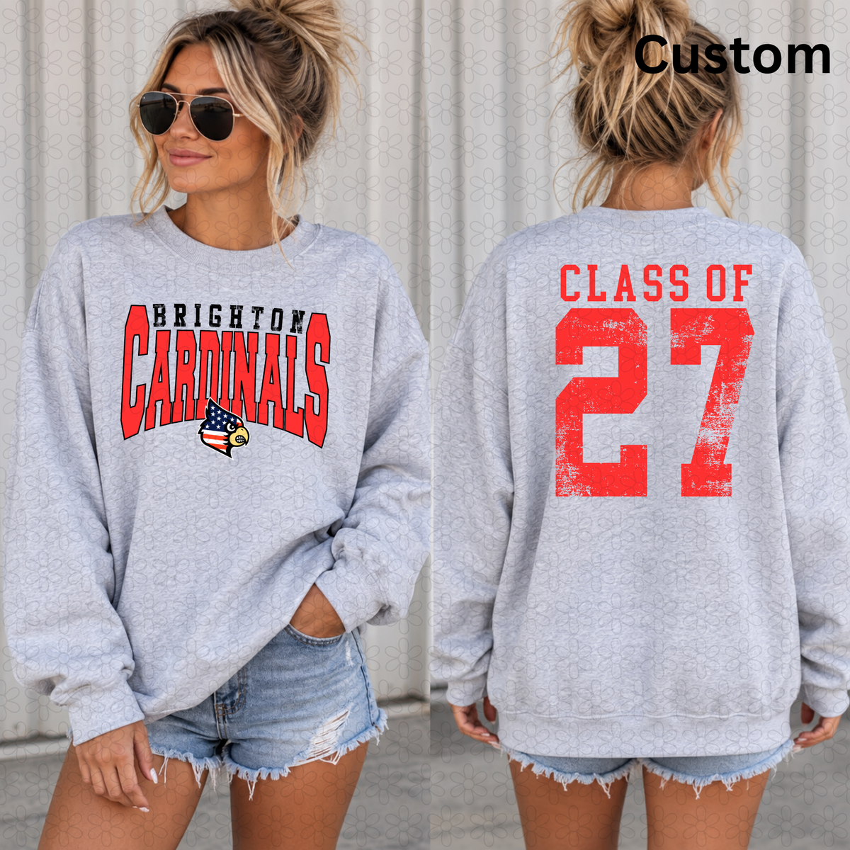 Custom Retro School Mascot-MUST EMAIL LOGO Completed Tee